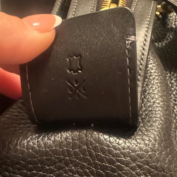 Coach Black Shoulder Bag with Gold Accents - Picture 9 of 12